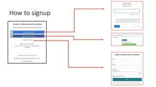 How to signup
 