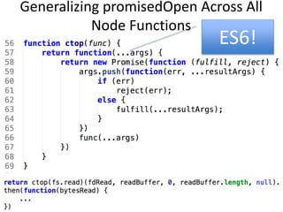 From Callback Hell to Async Heaven - Promises! | PPTX