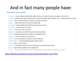 And in fact many people have:




https://github.com/joyent/node/wiki/modules#wiki-async-flow
 