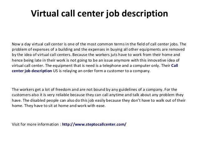 Call Center Job Description call-center-job-description