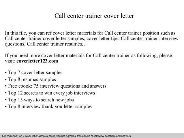 call center trainer cover letter 1 638 jpg cb 1411198873 examples of cover letters calling center jobs