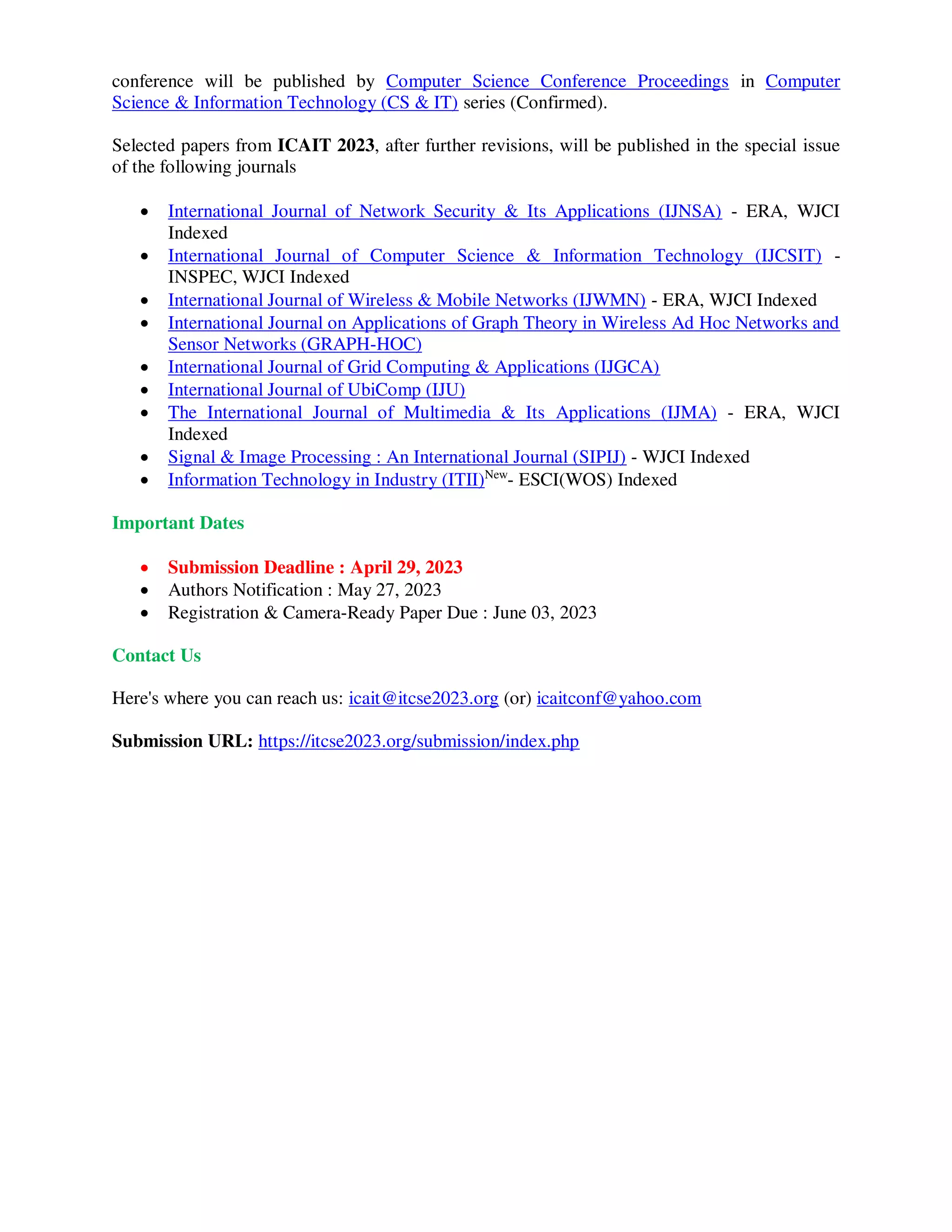 12th International Conference on Advanced Computer Science and ...