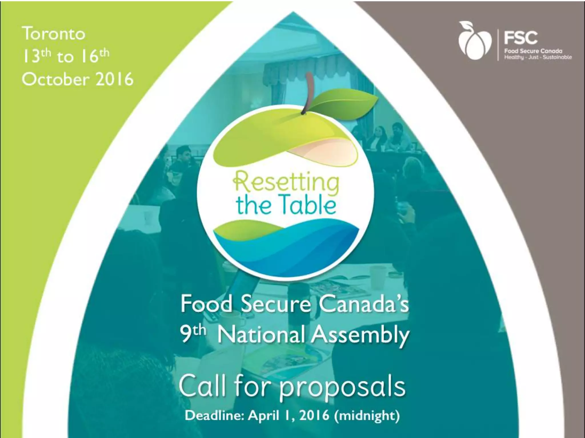 Call for proposals | Resetting the Table 2016