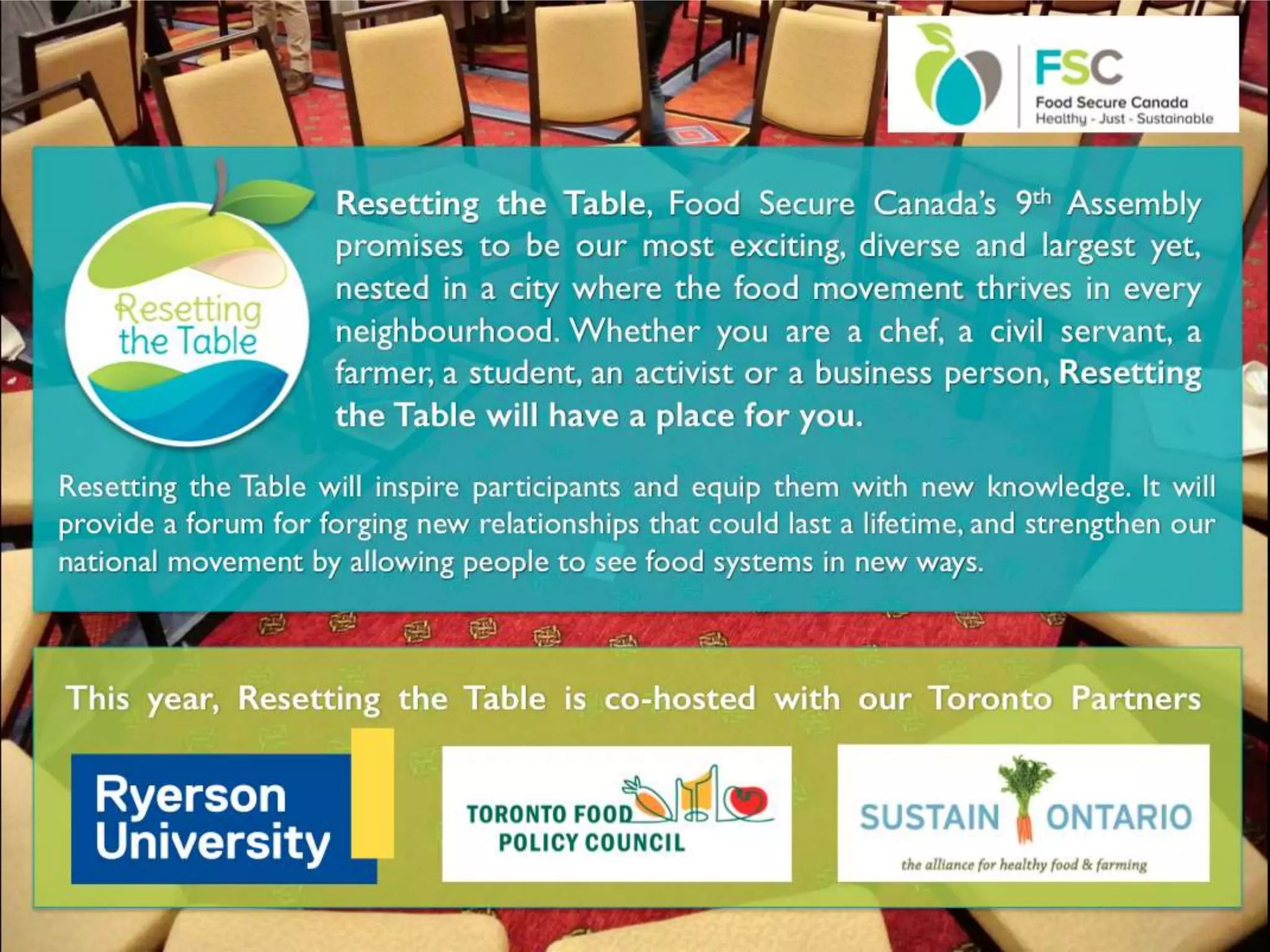 Call for proposals | Resetting the Table 2016