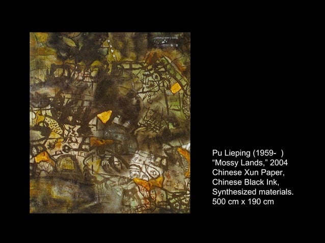 Modern Chinese Calligraphy PPT