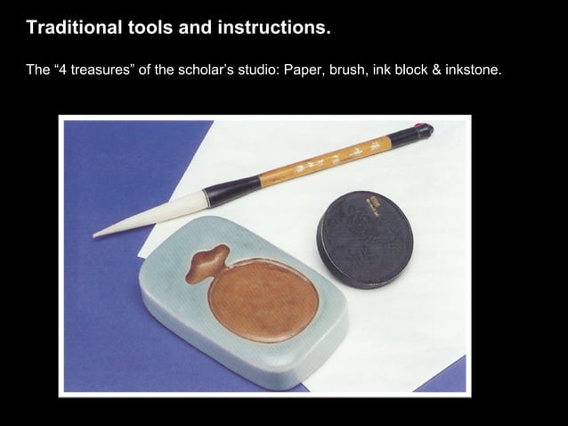 Modern Chinese Calligraphy PPT