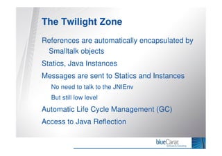 Calling Java - JNIPort for VisualWorks