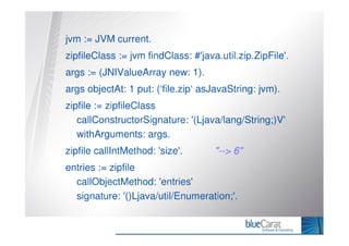 Calling Java - JNIPort for VisualWorks