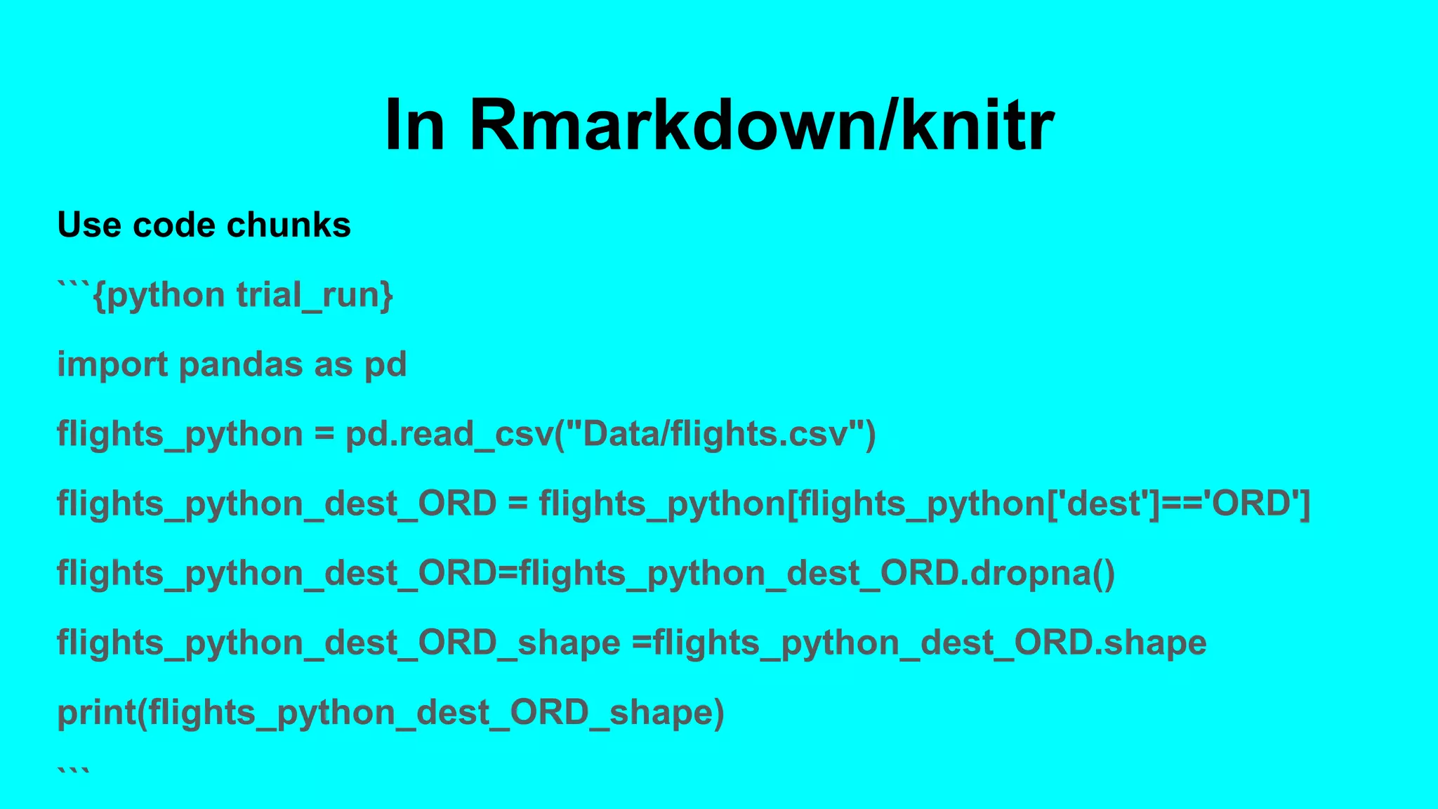 Calling python from r ppt