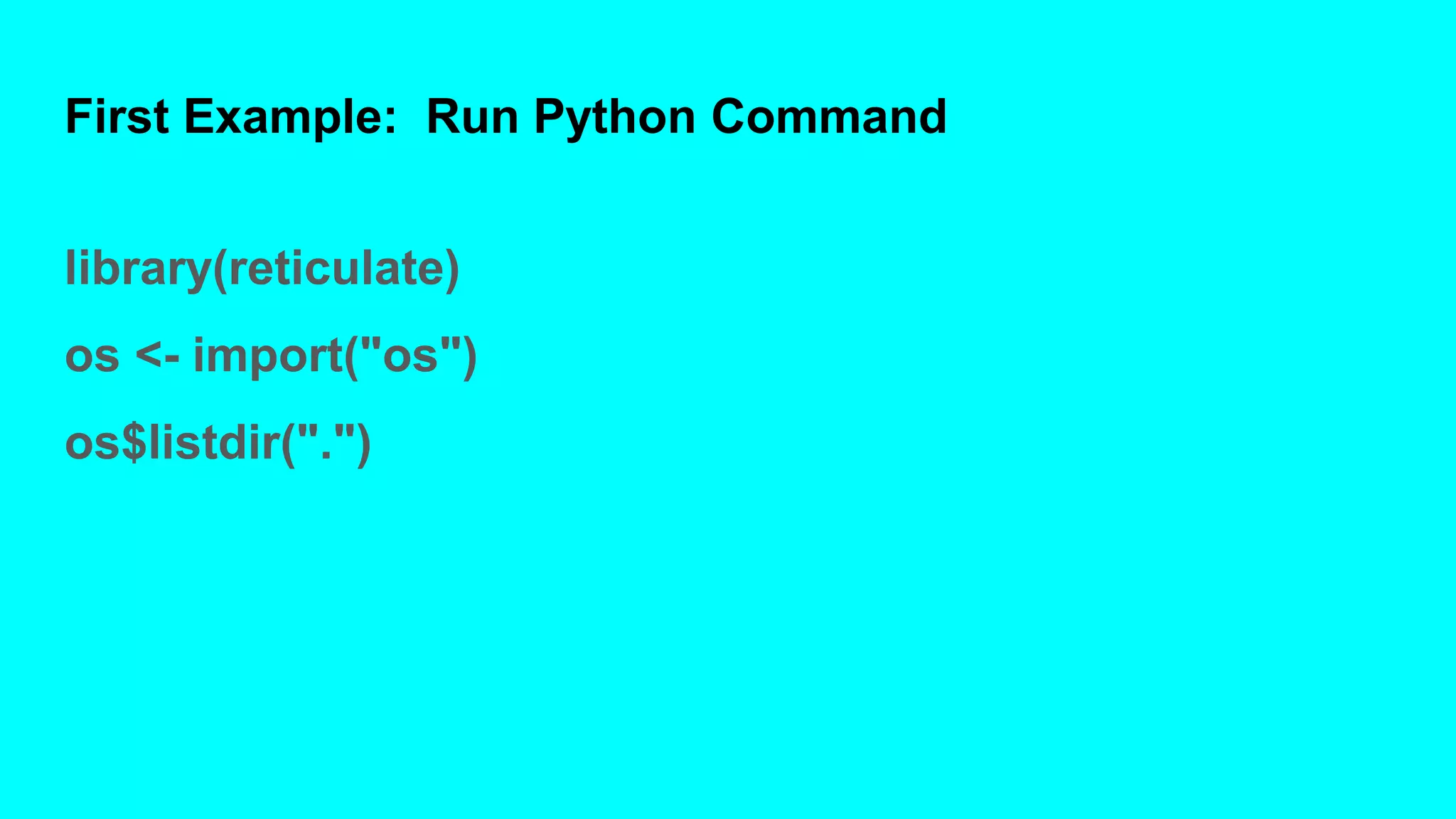 Calling python from r | PPT