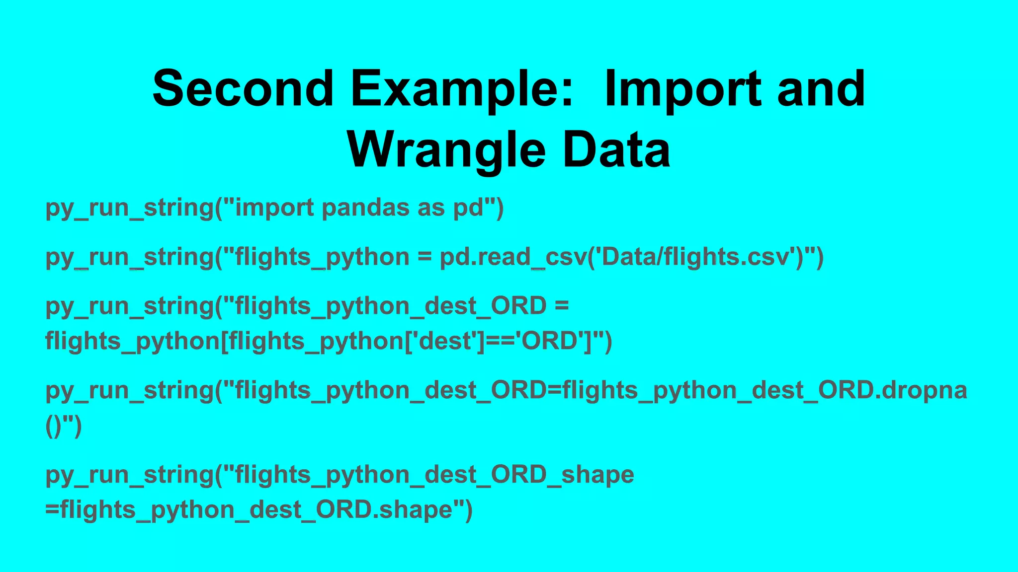 Calling python from r | PPT