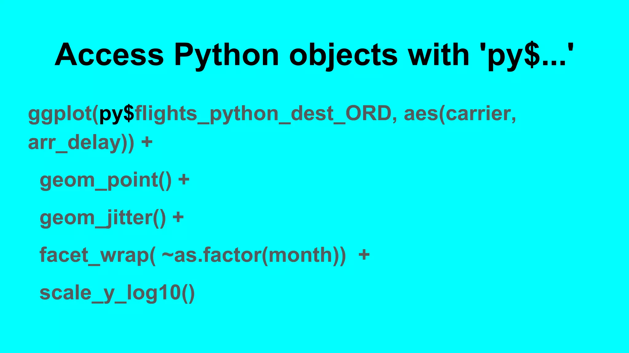 Calling python from r ppt