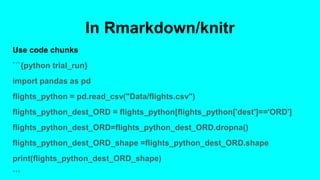 Calling python from r | PPT