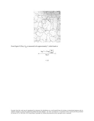 Excerpts from this work may be reproduced by instructors for distribution on a not-for-profit basis for testing or instructional purposes only to
students enrolled in courses for which the textbook has been adopted. Any other reproduction or translation of this work beyond that permitted
by Sections 107 or 108 of the 1976 United States Copyright Act without the permission of the copyright owner is unlawful.
From Figure 9.25(a), NM is measured to be approximately 7, which leads to
n =
log 7 + 2 log
90
100






log 2
+ 1
= 3.5
 