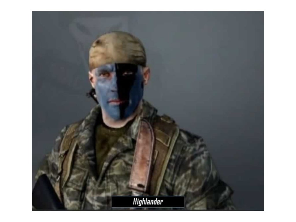 Call of Duty Black Ops Face Paints