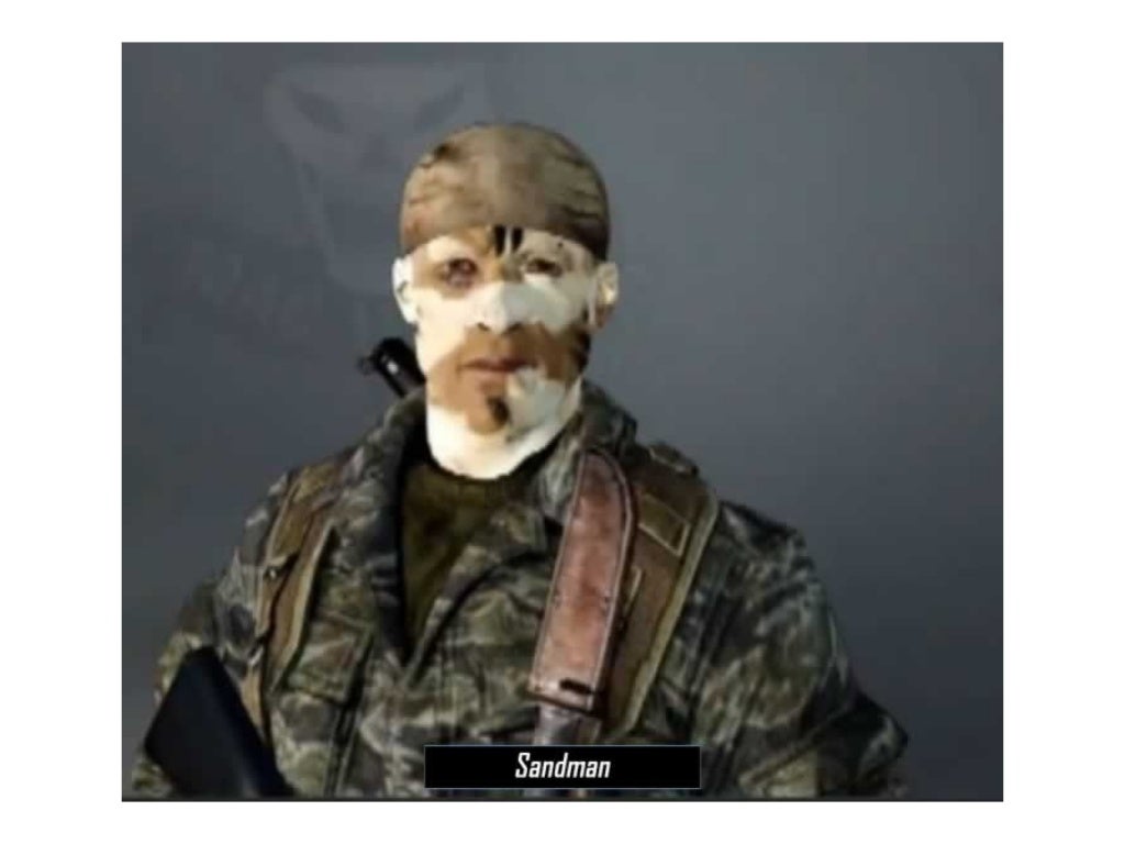 Call of Duty Black Ops Face Paints