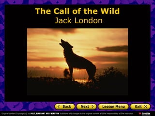 The Call of the Wild
Jack London
 
