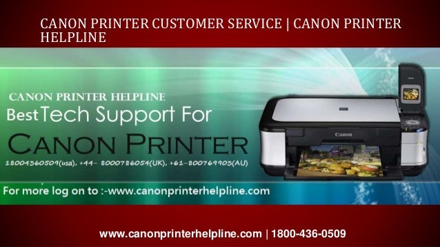 canon customer service phone number