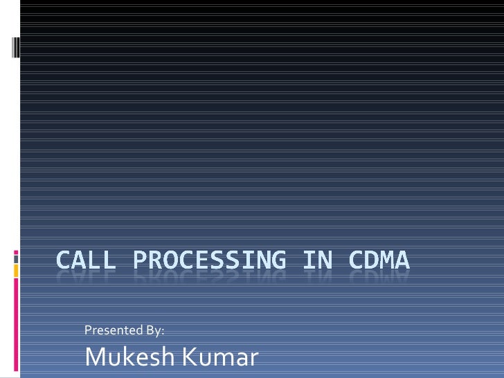 Cdma research papers