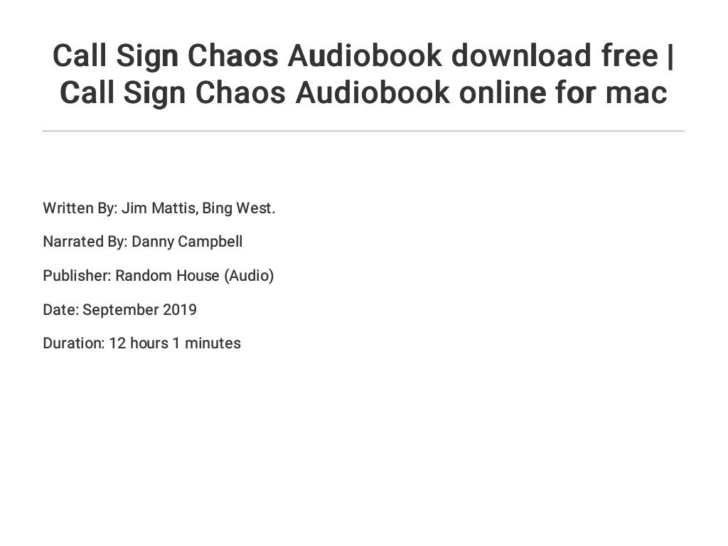 Call Sign Chaos PDF Free Download Call Sign Chaos PDF Free Download