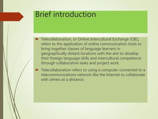 PDF) Analysis of Telecollaborative Exchanges among Secondary
