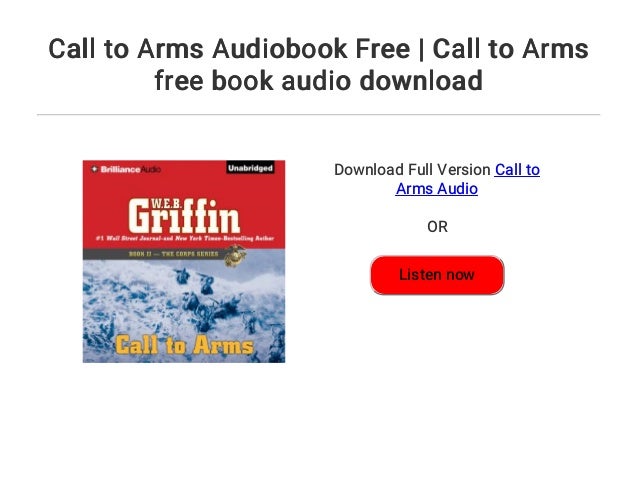 Call To Arms Audiobook Free Call To Arms Free Book Audio Download