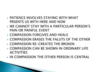 Call to compassion | PPTX