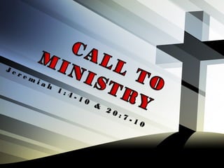 Call to pastoral ministry andrew tan