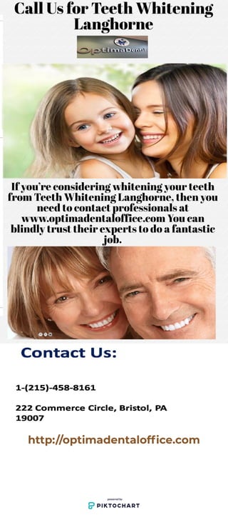 Call Us for Teeth Whitening Langhorne