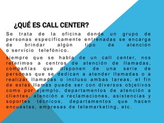 Call y web center