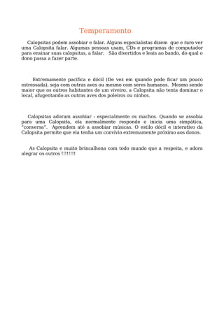 Calopsita Mansa - www.calopsitabr.blogspot.com