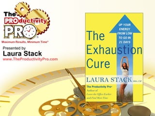 Presented by Laura Stack www.TheProductivityPro.com 
