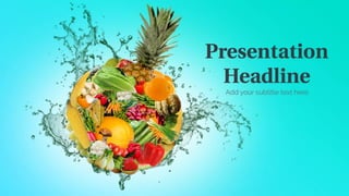 Fruit Calorie Bomb  - Presentation Template