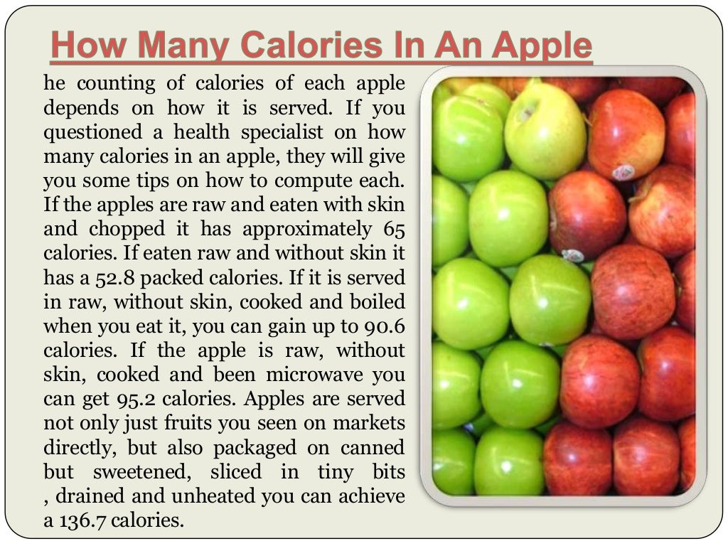 Apple Calories Per Piece At Ebony Heritage Blog