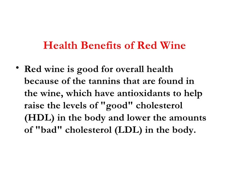 Calories In Red Wine