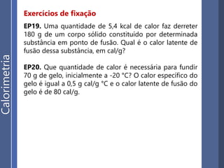 Exercícios de fixação
 