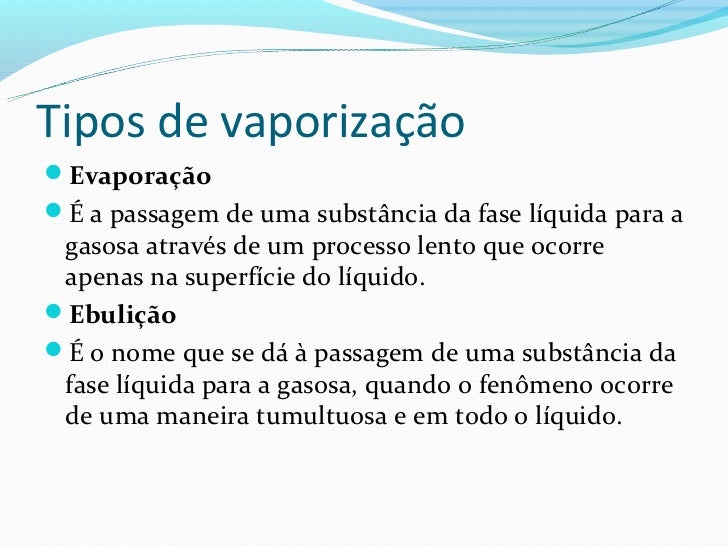 Quais São As Diferenças Entre Evaporação E Vaporização