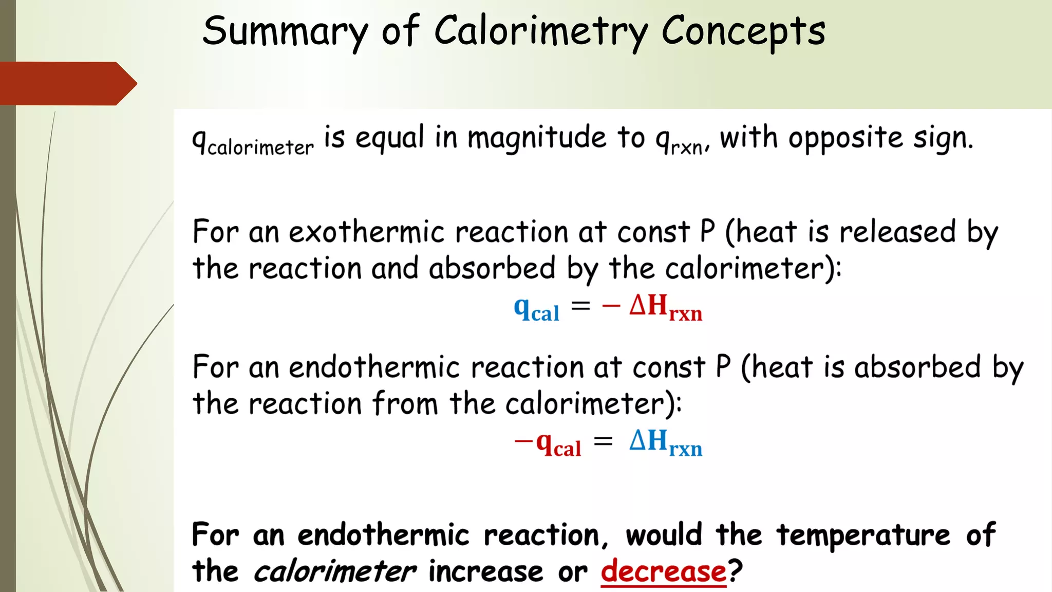 Calorimetry PPT