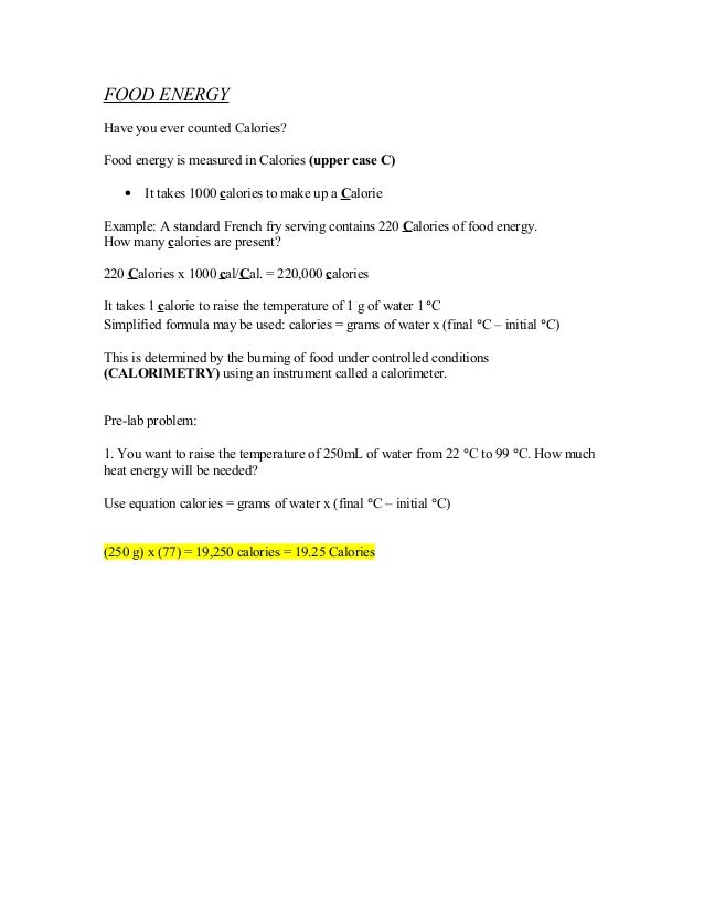 calorimetry lab calorimetry lab