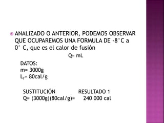CLASE 6 Calor latente | PPTX