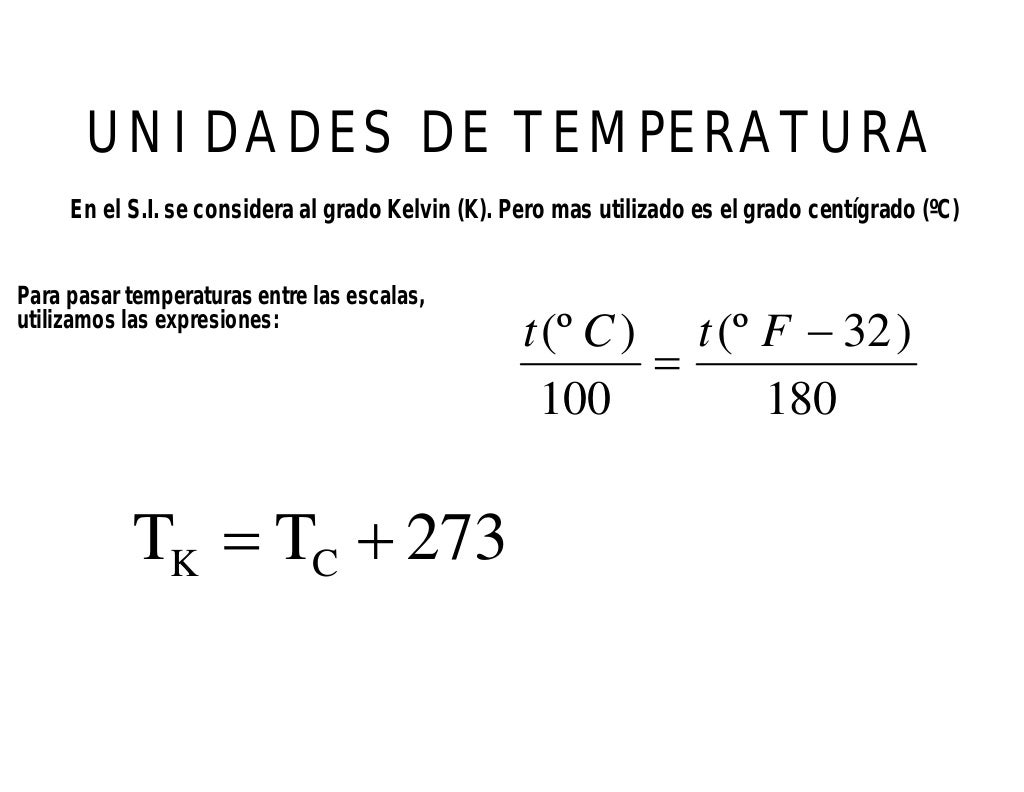 Calor y temperatura Calor y temperatura