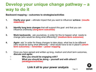 Unique Outcomes Example Calp6webinar to cs - v3 | PPT