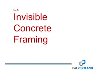 Cal Portland Standard Icf, Pervious, Decorative