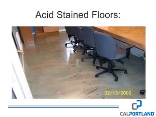 Cal Portland Standard Icf, Pervious, Decorative