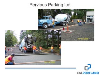 Cal Portland Standard Icf, Pervious, Decorative