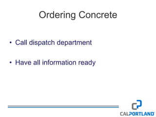 Cal Portland Standard Icf, Pervious, Decorative