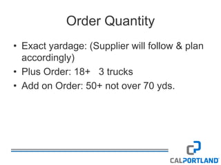Cal Portland Standard Icf, Pervious, Decorative