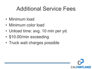 Cal Portland Standard Icf, Pervious, Decorative