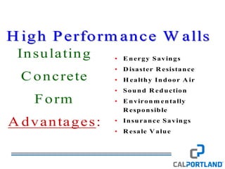 Cal Portland Standard Icf, Pervious, Decorative