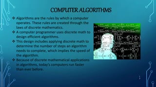 Intro & Applications of Discrete Math | PPTX